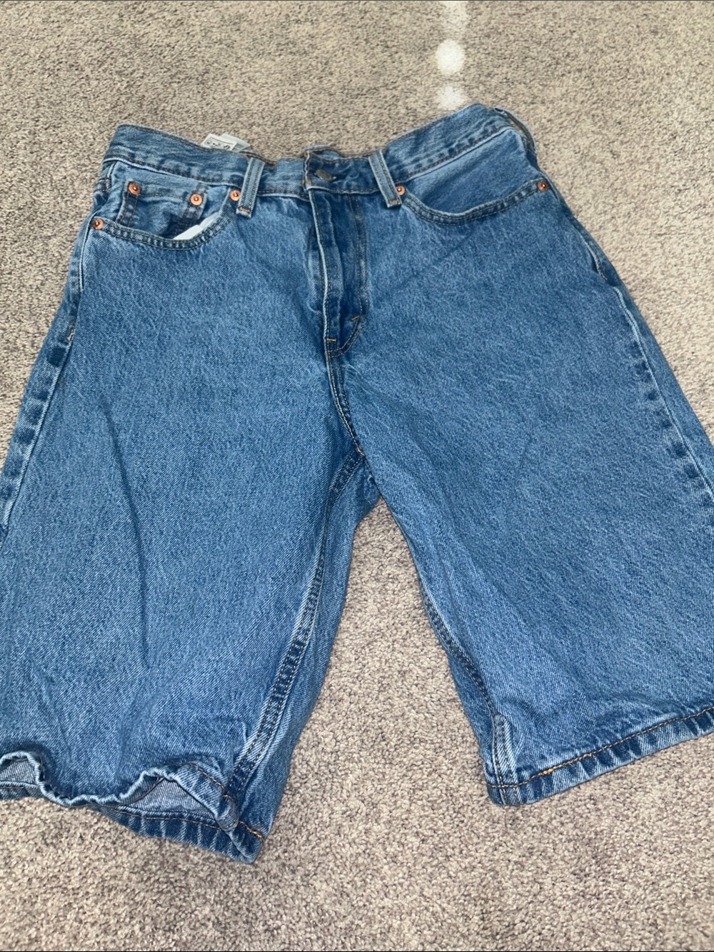 Levi’s Relaxed Fit Men’s Blue Denim Shorts